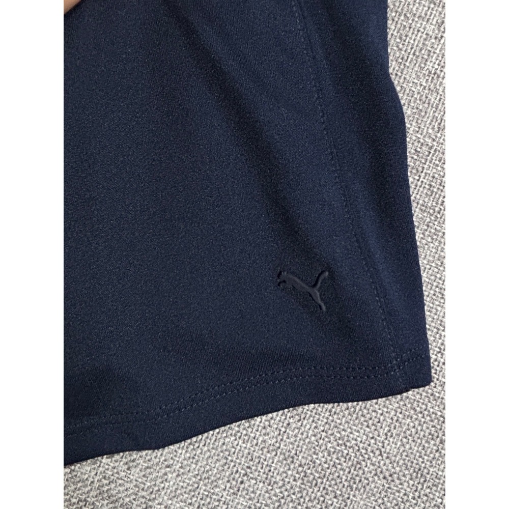 Puma Gamer Polo Golf Shirt Short Sleeve UPF 50 Navy Blue Womens Size XL NWT - Picture 10 of 11